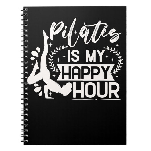 Funny Pilates Instructor Girl Funny Pilates Lover Notizblock (Vorderseite)