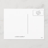 Funny Pilgrim Dogs Thanksgiving Post Feiertagspostkarte (Rückseite)