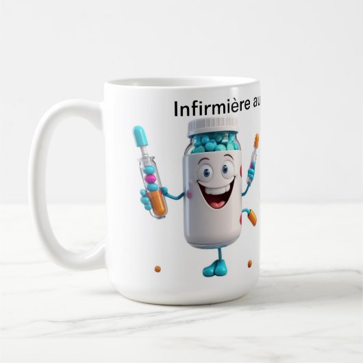 Funny Pill Bottle Mug Kaffeetasse (Links)