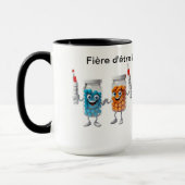 Funny Pill Bottle Mug Tasse (Links)