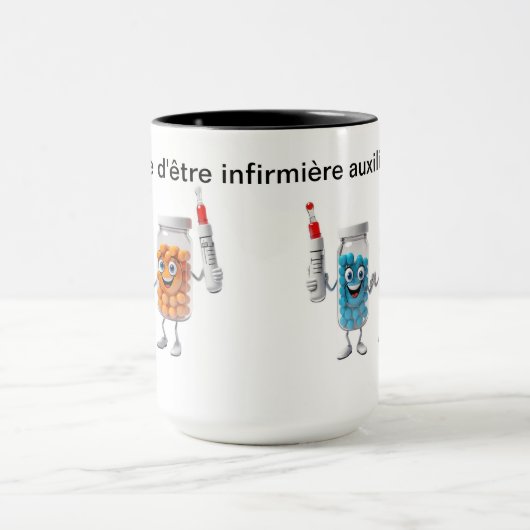 Funny Pill Bottle Mug Tasse (Zentrum)