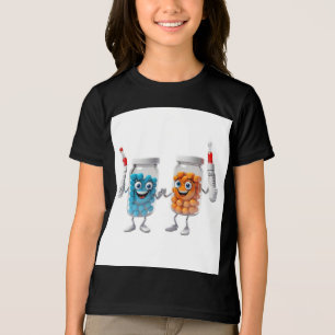 Funny Pill Bottle Tee girls