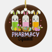 Funny Pills Pharmacy Squad Apotheke Leben Ostern Keramik Ornament (Hinten)