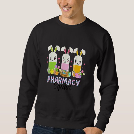 Funny Pills Pharmacy Squad Apotheke Leben Ostern Sweatshirt (Vorderseite)