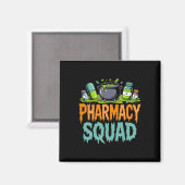 Funny Pills Pharmacy Squad Halloween Pa Magnet (Vorderseite/Rückseite)