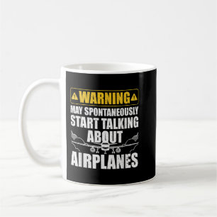 Funny Pilot Art für Frauen Pilot Flugzeug Flugzeug Kaffeetasse