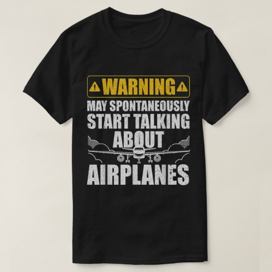 Funny Pilot Art für Frauen Pilot Flugzeug Flugzeug T-Shirt (Design vorne)