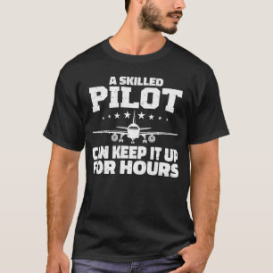 Funny Pilot Art für Männer Frauen Luftfahrzeug The T-Shirt