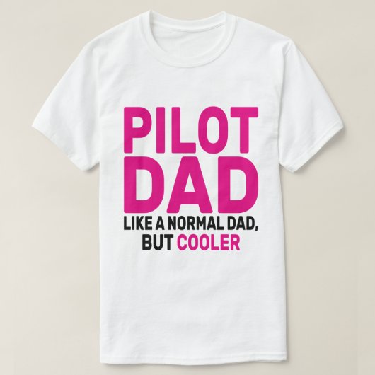 Funny Pilot Art für Vater Pilot Luftfahrzeug T-Shirt (Design vorne)