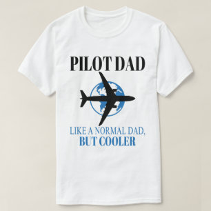 Funny Pilot Art für Vater Pilot Luftfahrzeug T-Shirt