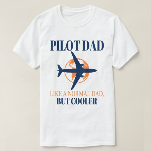 Funny Pilot Art für Vater Pilot Luftfahrzeug T-Shirt (Design vorne)