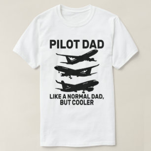Funny Pilot Art für Vater Pilot Luftfahrzeug T-Shirt