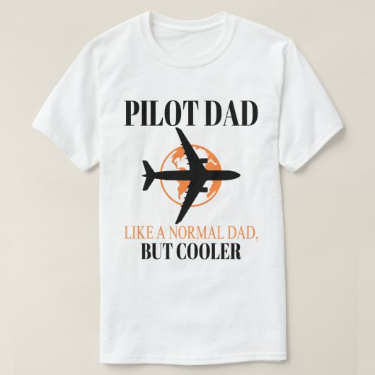 Funny Pilot Art für Vater Pilot Luftfahrzeug T-Shirt (Design vorne)
