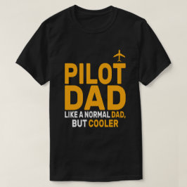 Funny Pilot Art für Vater Pilot Luftfahrzeug T-Shirt