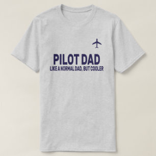 Funny Pilot Art für Vater Pilot Luftfahrzeug T-Shirt