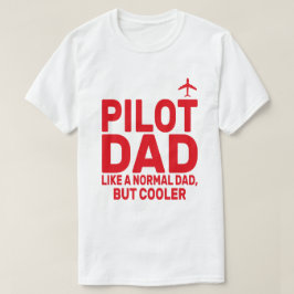 Funny Pilot Art für Vater Pilot Luftfahrzeug T-Shirt