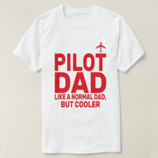 Funny Pilot Art für Vater Pilot Luftfahrzeug T-Shirt