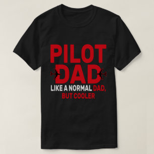 Funny Pilot Art für Vater Pilot Luftfahrzeug T-Shirt