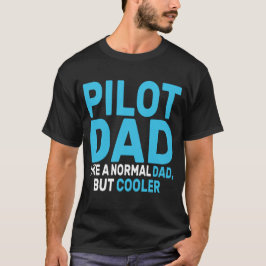 Funny Pilot Art für Vater Pilot Luftfahrzeug T-Shirt