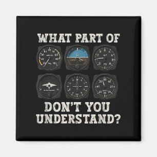 "Funny Pilot Art Men Women Aviation Airline Pilot  Magnet