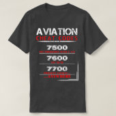 Funny Pilot Aviation cheat code T-Shirt (Design vorne)