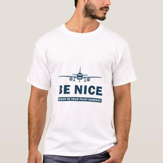 Funny Pilot & Aviation Flugzeug T-Shirt (Vorderseite)