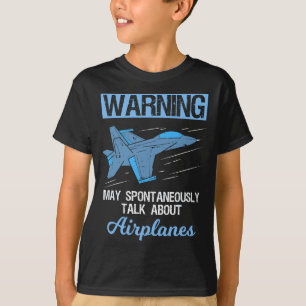 Funny Pilot Aviation Jet Fighter Flugzeug T-Shirt