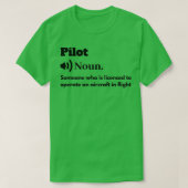 Funny Pilot Definition 1 T-Shirt (Design vorne)