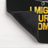 Funny Pilot Design Frauen Luftfahrzeug Mousepad (Ecke)