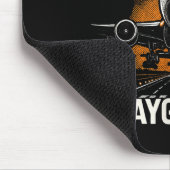 Funny Pilot Flight Flight Flugzeug Pilot Sky Nicht Mousepad (Ecke)