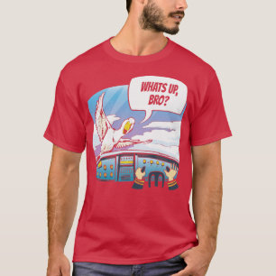 Funny Pilot Gänse Flying Aviation Flying Flight At T-Shirt