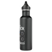 Funny Pilot Quote Cockpit Flugzeug Flug Intrumen Edelstahlflasche (Rechts)