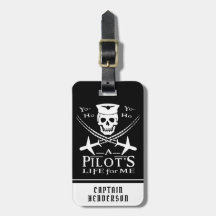 Funny Pilot Skull Airplanes Piraten Spaß| Zolltari