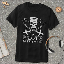 Funny Pilot Skull Cross Flugzeuge Piraten Spaß Dk