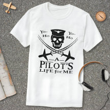 Funny Pilot Skull Cross Flugzeuge Piraterie Spaß l