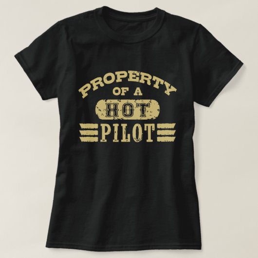 Funny Pilot T-Shirt (Design vorne)