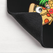 Funny Pineape on Pizza Mousepad (Ecke)