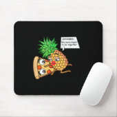Funny Pineape on Pizza Mousepad (Mit Mouse)