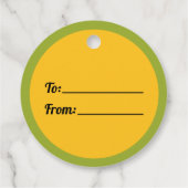 Funny Pineaple Favor Tags Geschenkanhänger (Rückseite)