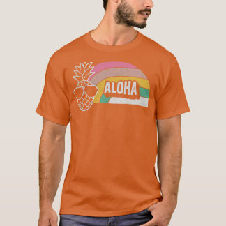 Funny Pineaple Lover Aloha Tropical Summer Vibes T-Shirt