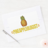 Funny Pineaple Lover Rechteckiger Aufkleber (Umschlag)
