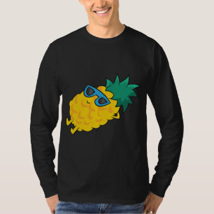 Funny Pineaple Summer Fruit Sonnenbrille Niedlich T-Shirt