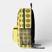 Funny Pineaple Summer Vibes Bedruckter Rucksack (Rechts)