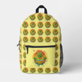 Funny Pineaple Summer Vibes Bedruckter Rucksack (Vorderseite)