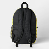Funny Pineaple Summer Vibes Bedruckter Rucksack (Rückseite)