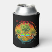 Funny Pineaple Summer Vibes Dosenkühler (Kanne Vorderseite)