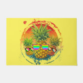 Funny Pineaple Summer Vibes Fußmatte (Vorderseite)