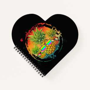 Funny Pineaple Summer Vibes Notizblock