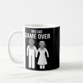 Funny Pineaple Swinger Geschenk Wedding Bride Groo Kaffeetasse (Links)