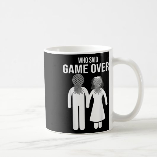 Funny Pineaple Swinger Geschenk Wedding Bride Groo Kaffeetasse (Rechts)